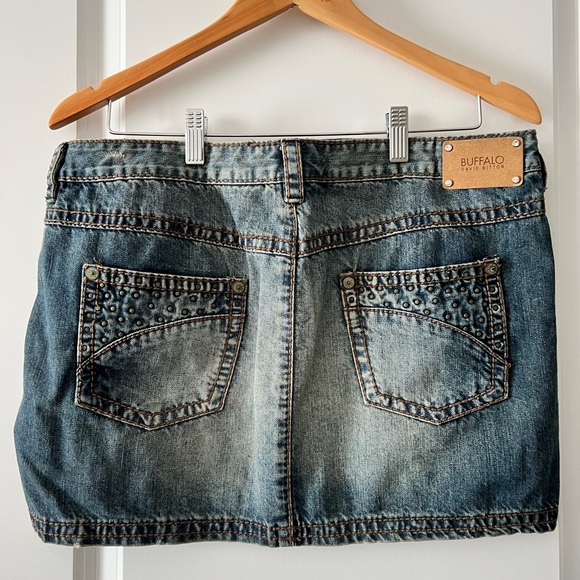 David Buffalo Maya Jean Mini Skirt - Picture 2 of 5